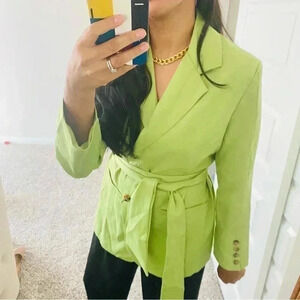 OVERSIZED Satin Blazer